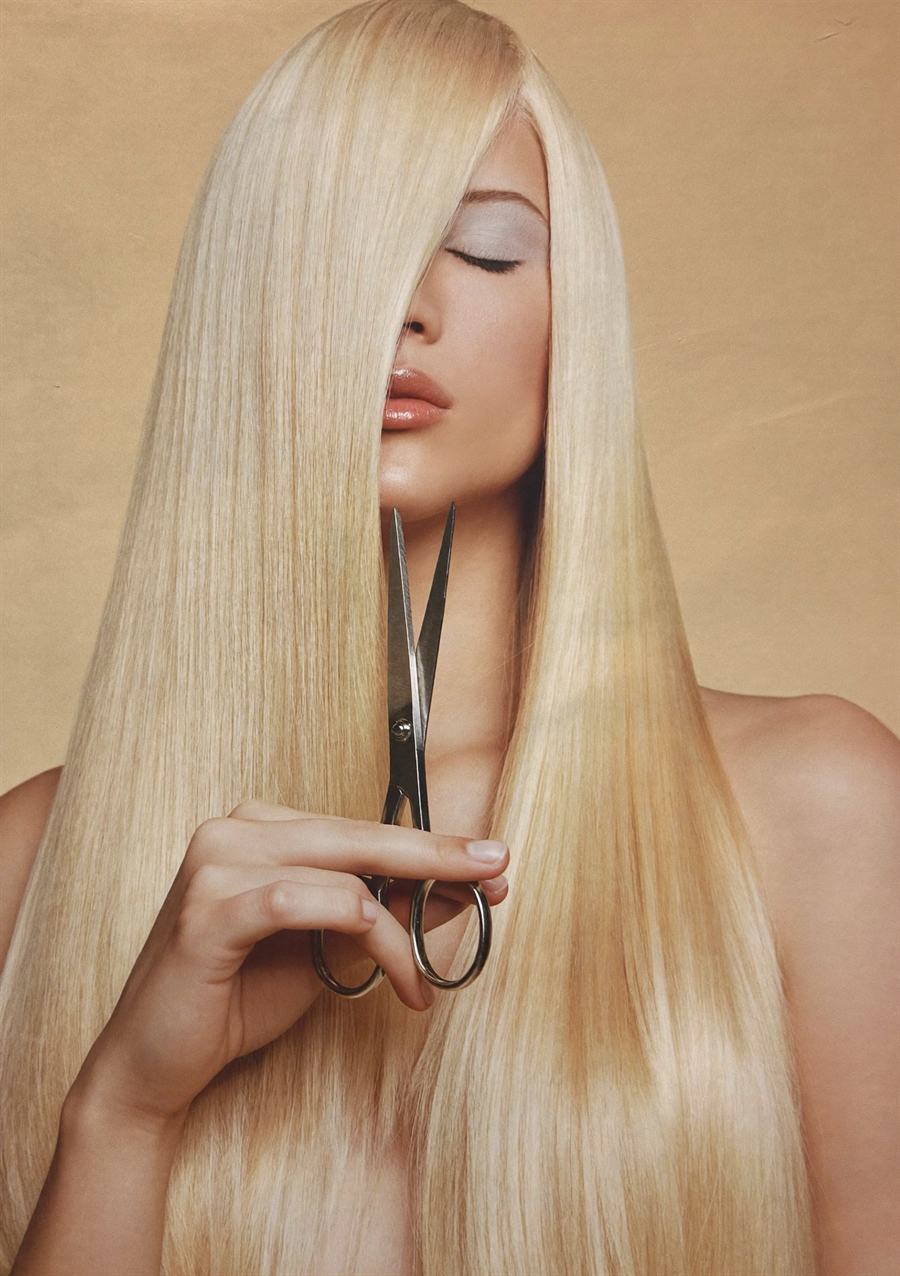 Balayage i kvällsljus